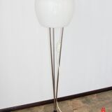 A. Gałęcki Floor Lamp, Poland, 1970s, Metal And Glass, Vintage