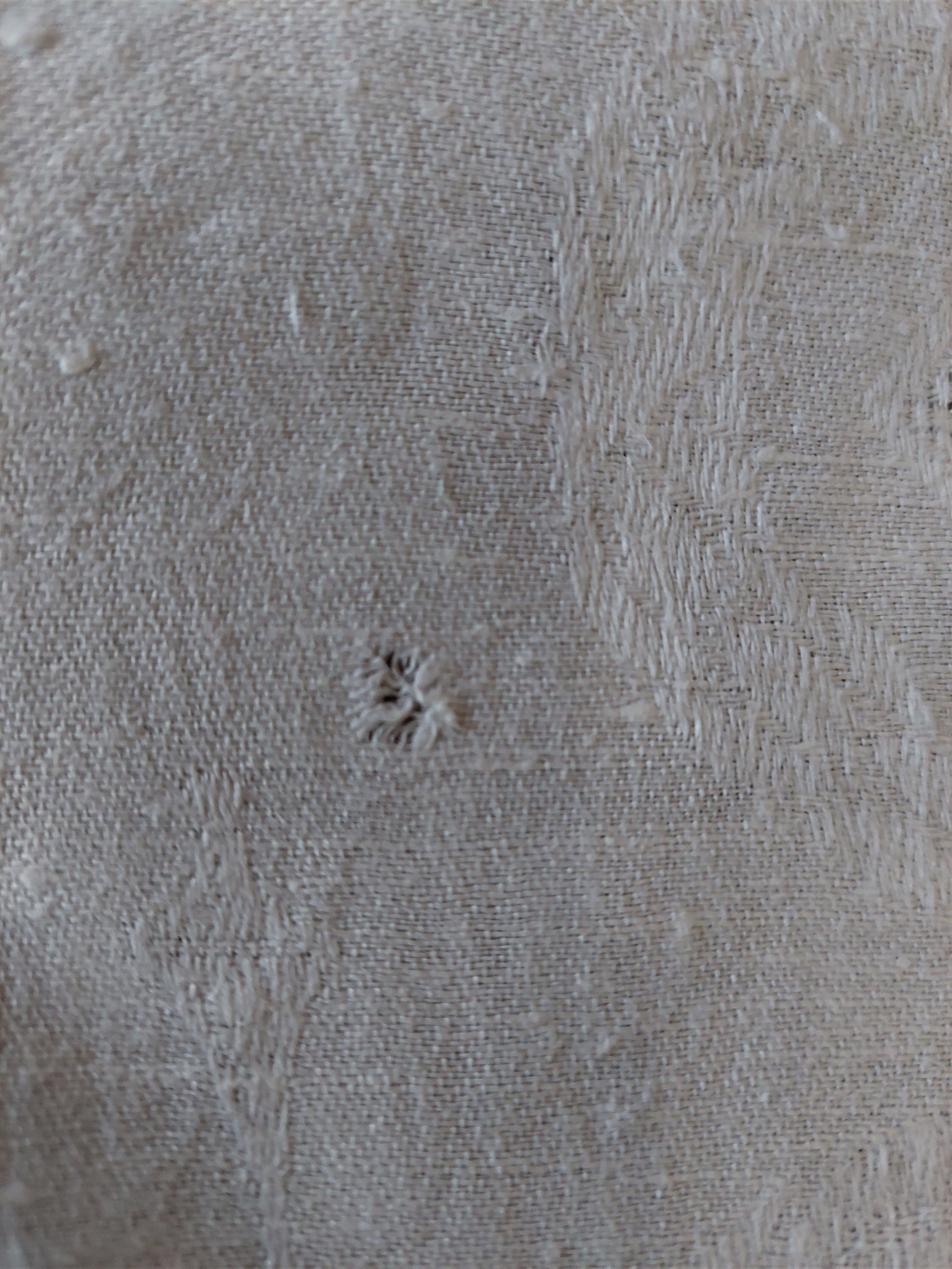 Antique napkins damask linen monogram CP series of twelve