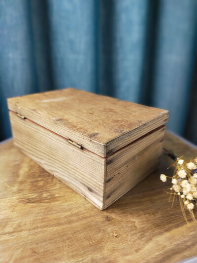 Two wooden boxes