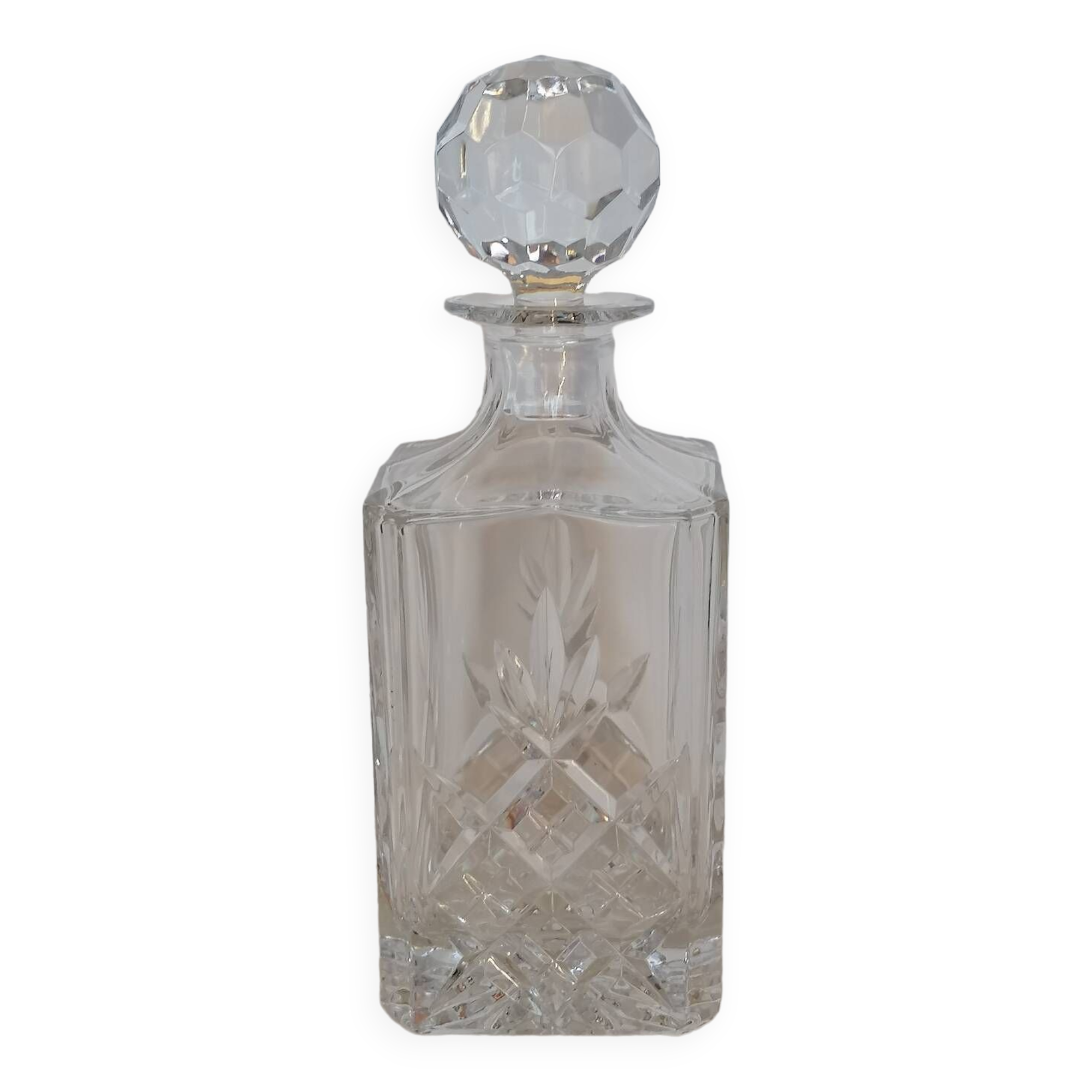 Carafe whisky cristal taillé