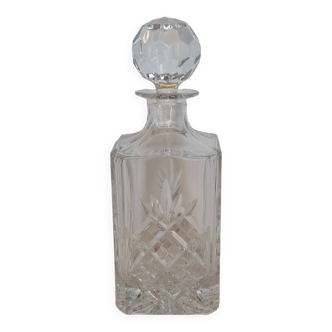 Cut crystal whiskey decanter
