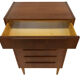 Convenient dresser vintage danish design teak