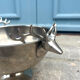 French stag handle champagne bucket wine cooler pedestal bowl