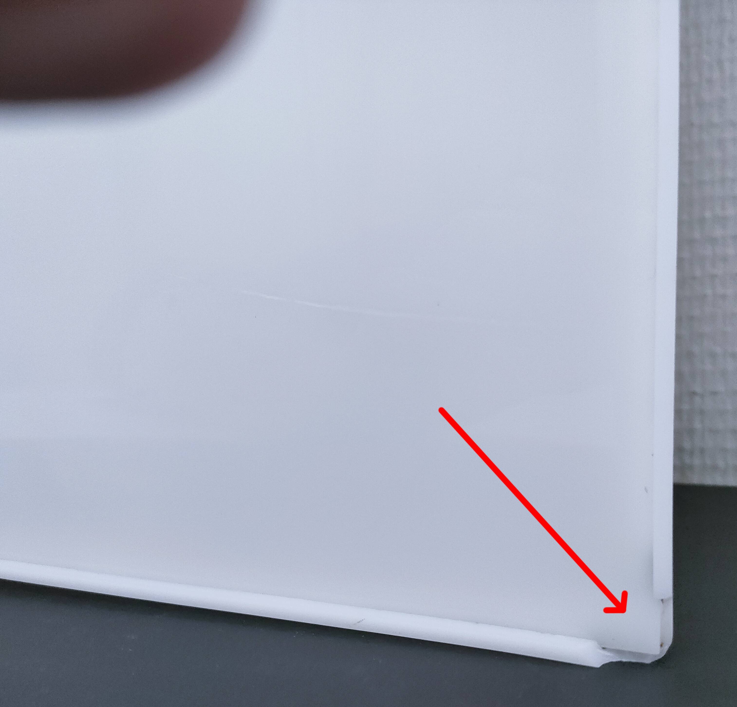 Letter lamp "D" plexiglass 80s