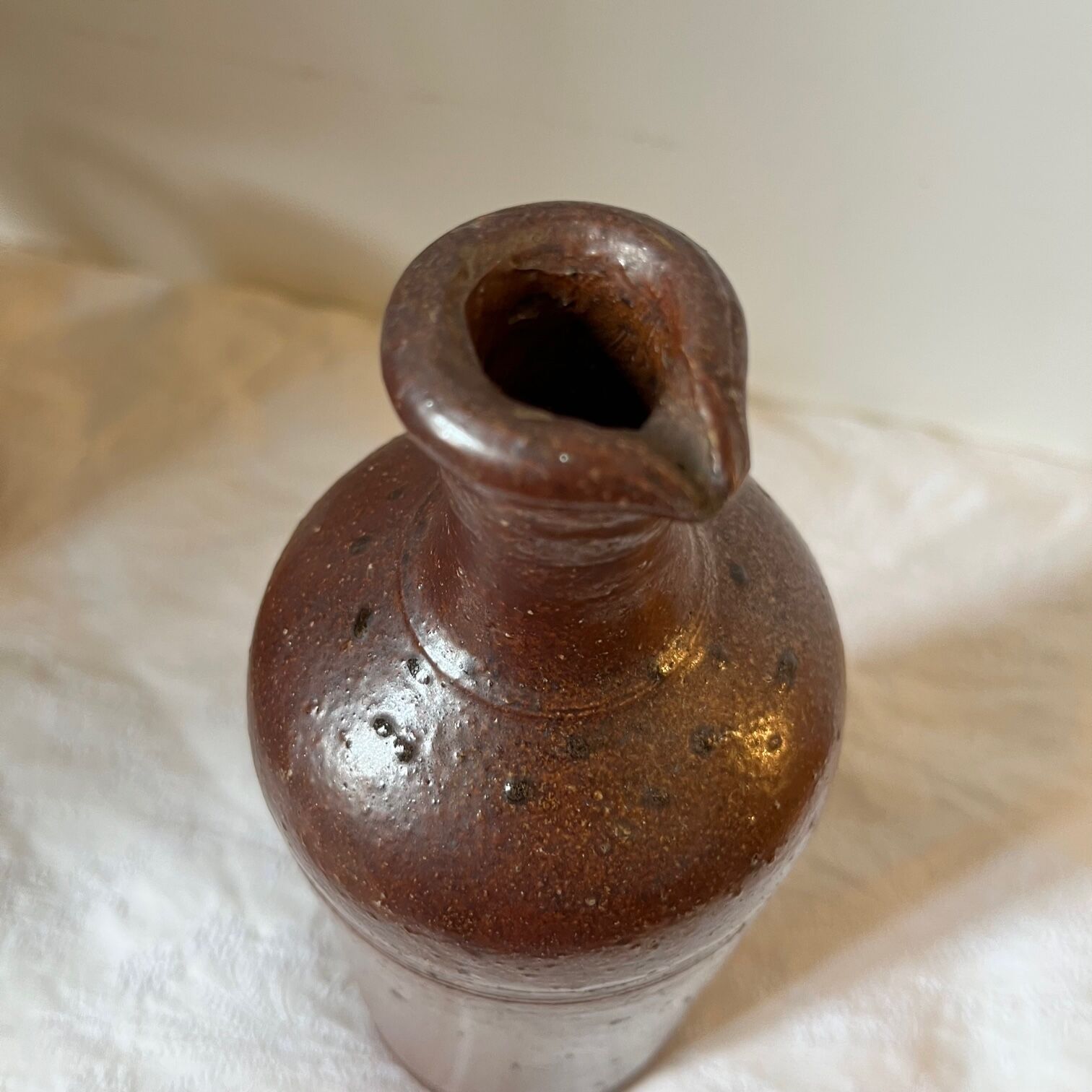 Bottle in glazed stoneware Paul Langeron Pont-des-Vernes