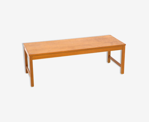 Minimalist teak bench, Sweden, 1960