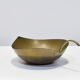 Empty brass leaf pocket