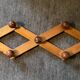 Scandinavian coat rack in solid pine