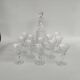 Saint Louis crystal liqueur service, Camargue model, 1970s.