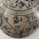 Vietnam large bottle blue bench H 35,5 cm