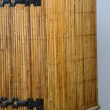 Vintage woven rattan sideboard - 1960