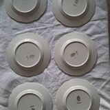 Lunéville dessert plates, Sylvere model