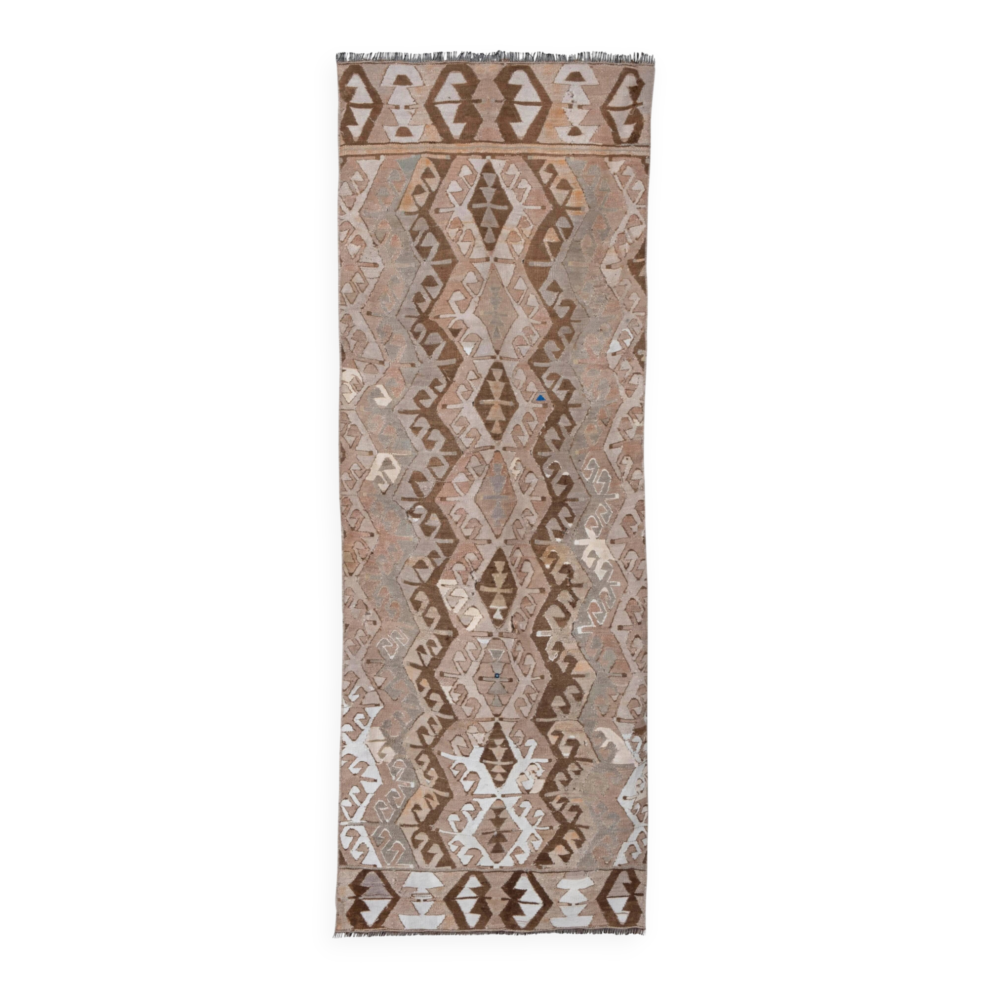 Vintage Turkish hallway rug 86x215 cm