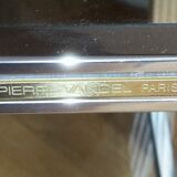 Coffee table beveled glass Pierre Vandel 70s