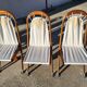 Set of 6 dining chairs deck line folding boat decoration