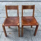 Pair of PIERRE CHAPO Chairs Model S24