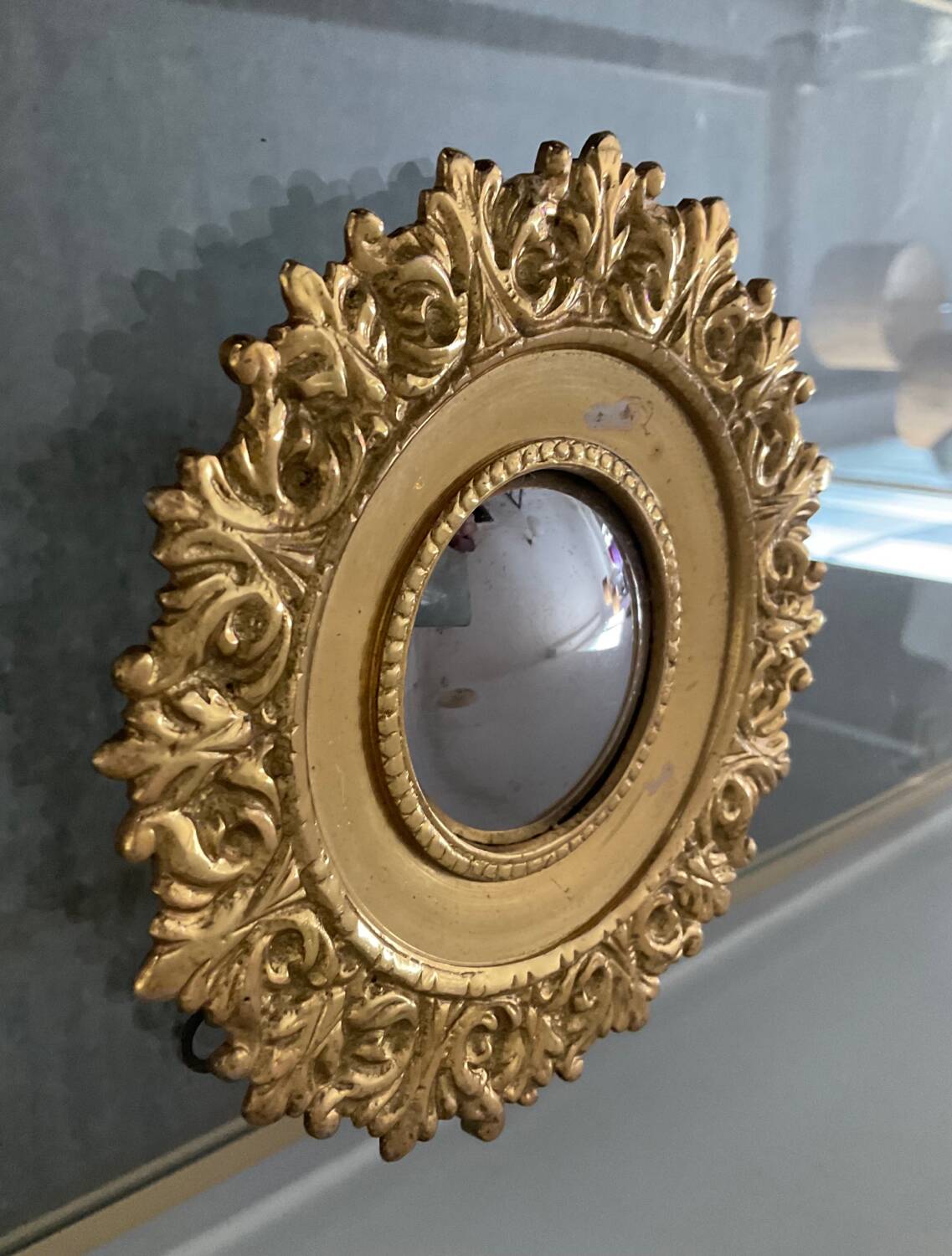 Miniature Witch's Eye Mirror in Bronze