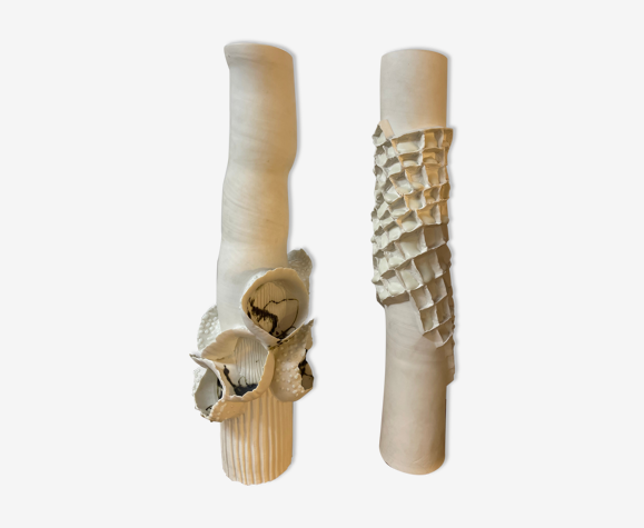 Paire de vases japonisant