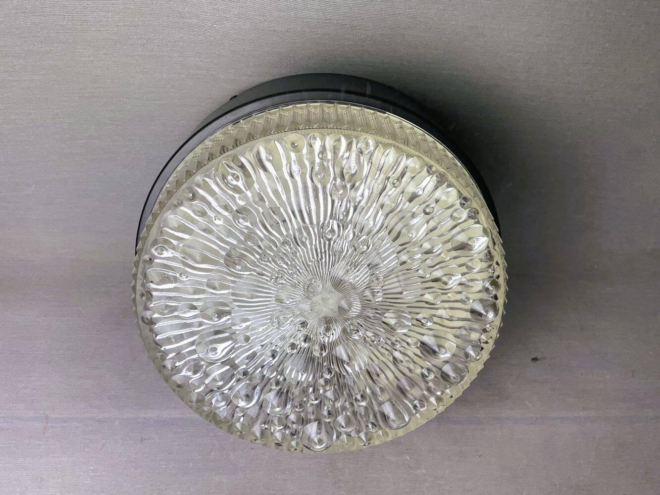 glass  ceiling or wall flush mount lamp by Philips