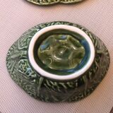 Cabbage leaf slip saucer