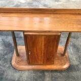 Console Art Deco walnut