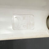 White bulb mirror by carrara & matta, 1970