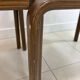 Stackable walnut chairs, Sauder designare, 1960s, USA