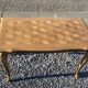 Vintage oak marquetry coffee table, Louis XV style - top motif