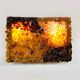 Vintage glass wall lamp 'Glowing amber'