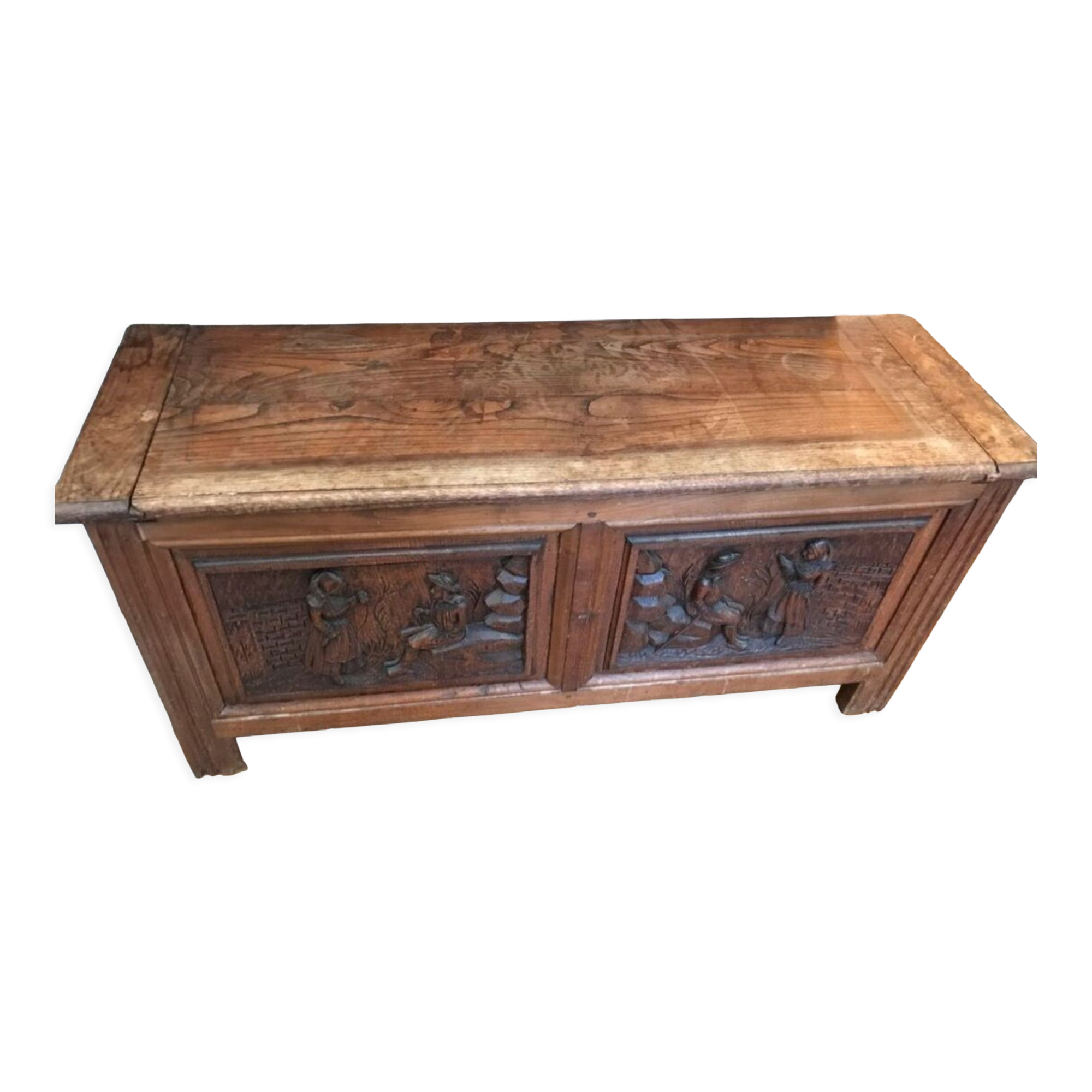 Large wooden chest
