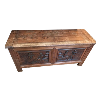 Large wooden chest