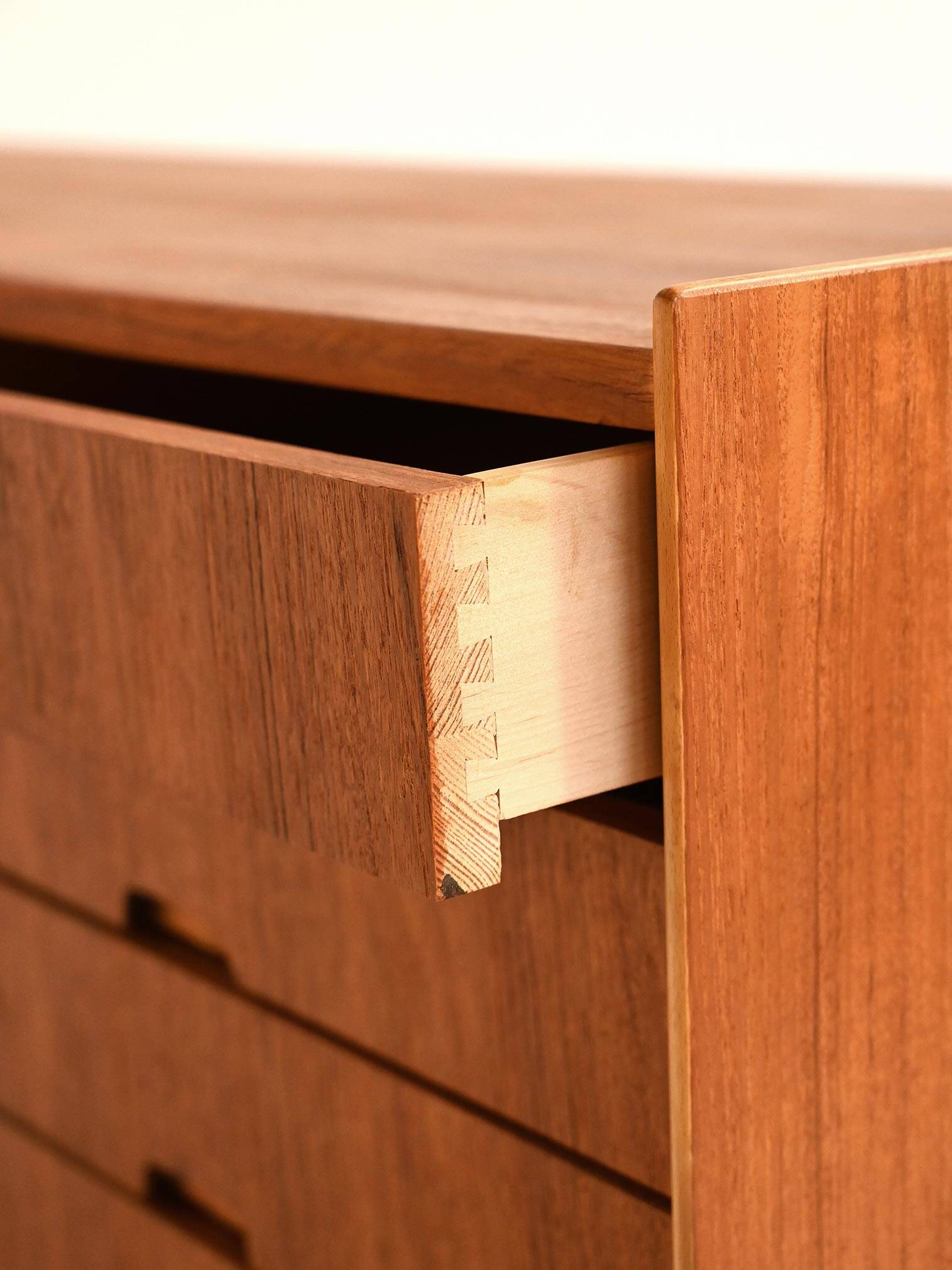 1960s Scandinavian teak and pine sideboard
