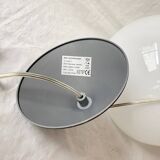 Vintage white opaline ball pendant light
