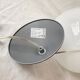 Suspension boule vintage en opaline blanche