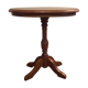 Oval pedestal table