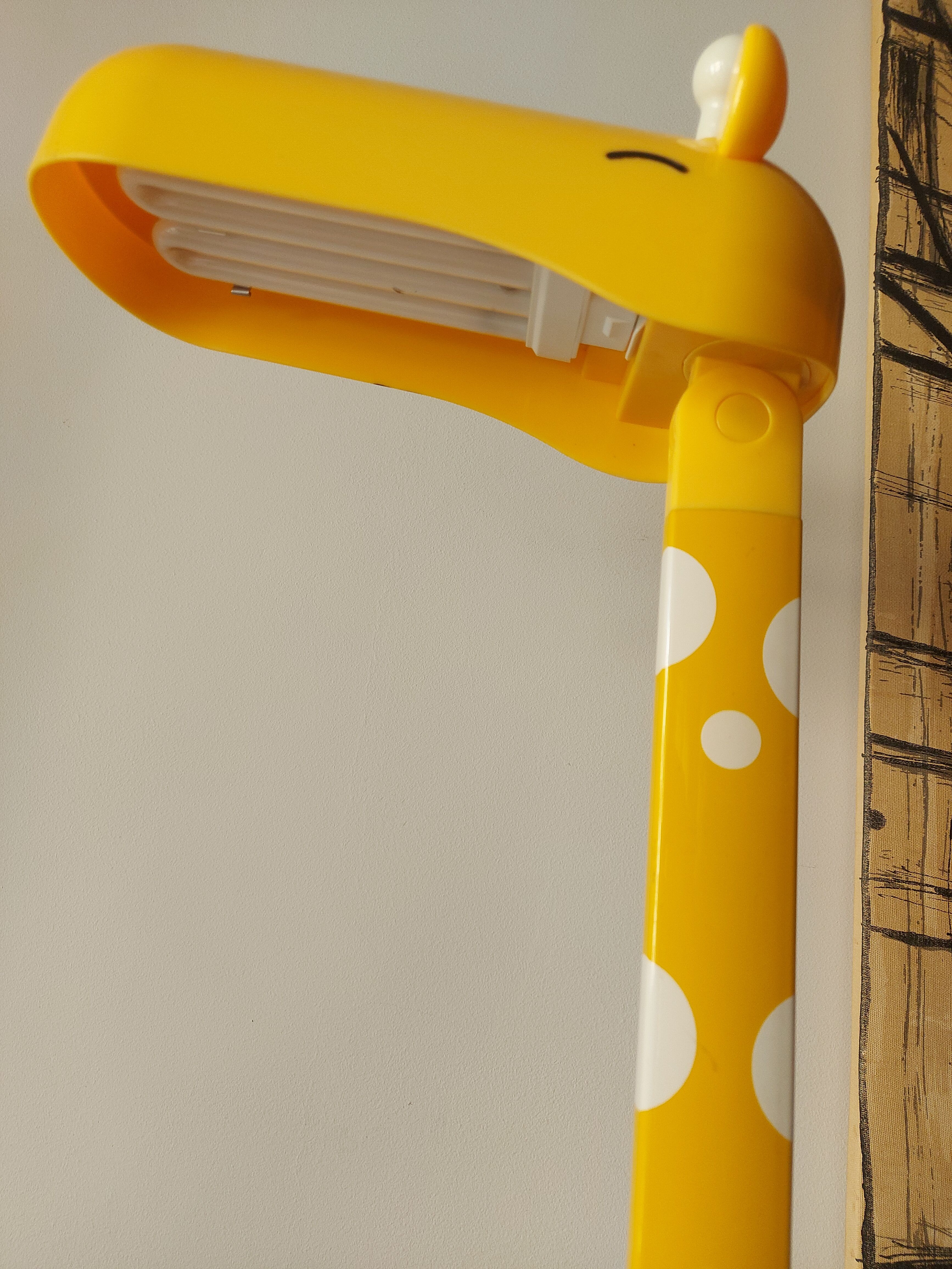 Lampe girafe , chambre d'enfant , la chaise longue