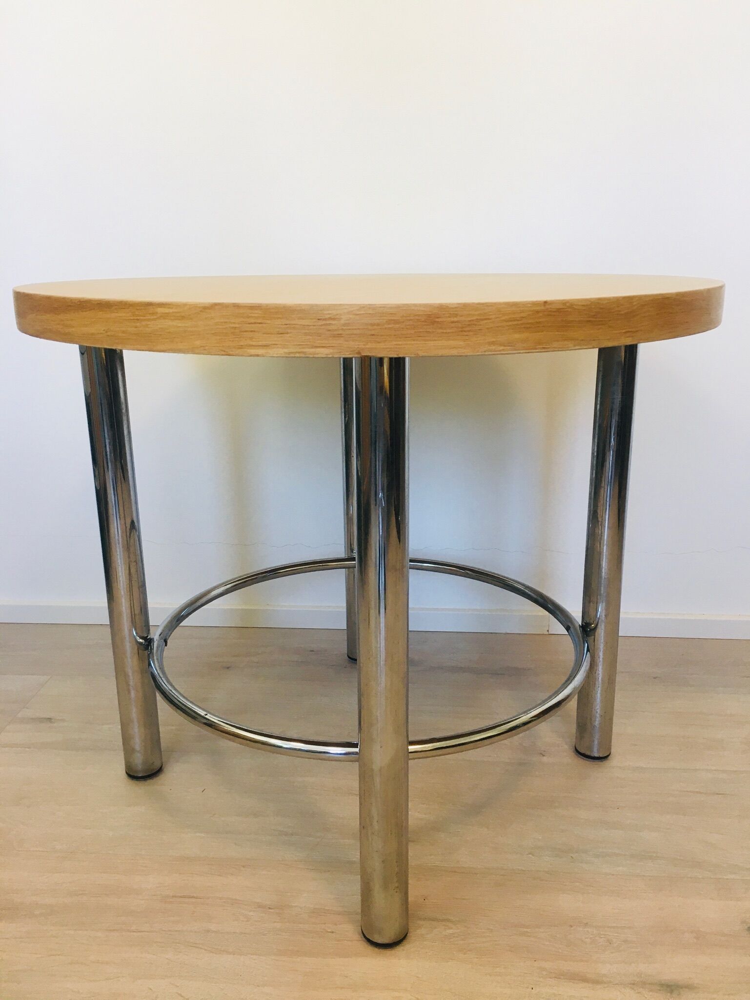 Bauhaus Chrome Table From Kovona, 1970s