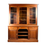 Large mahogany bookcase or display case - Louis Philippe period - 19th France