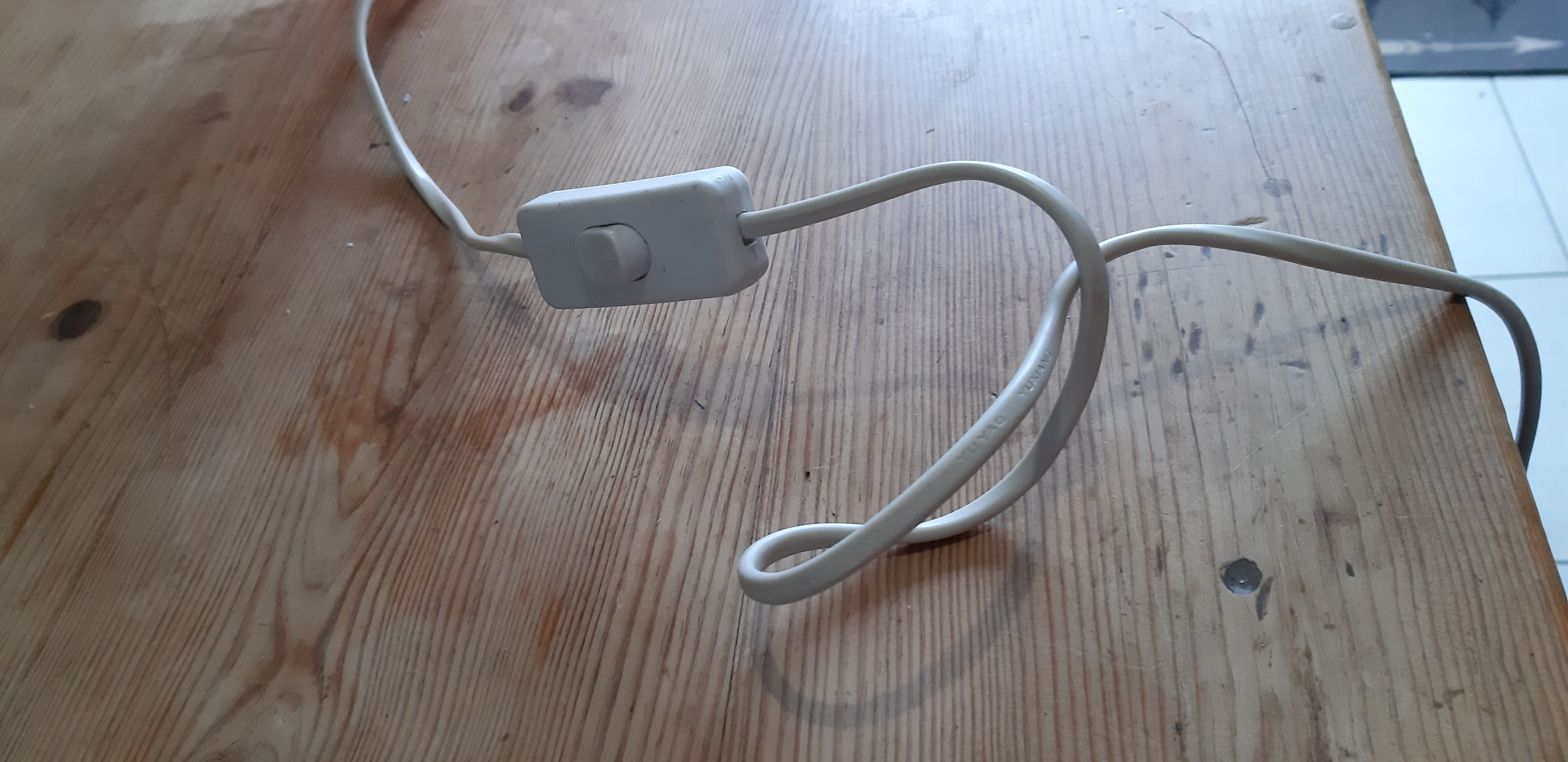 Vintage orange mushroom lamp