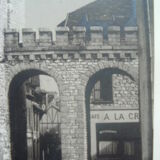 Photography silver 1950 moret sur loing porte de samois, seine & marne 77, photo kodak coffin