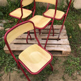 Vintage school chairs
