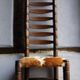 High chair, safari armchair, vintage Nordic design, 70s