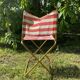 Chaise de camping pliante vintage