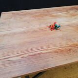 Table pliante en bois brasserie-guinguette , 6/8 couverts