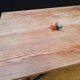 Folding table in wood brewery-guinguette, 6/8 cutlery