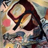 Tapis mural en soie