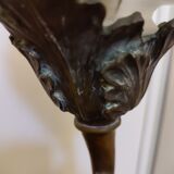 Maurice Bouval art nouveau lamp
