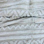 Tapis en laine marocain authentique blanche taille 2/3 m