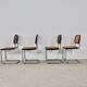 Series of 4 chairs B32 by Marcel Breuer