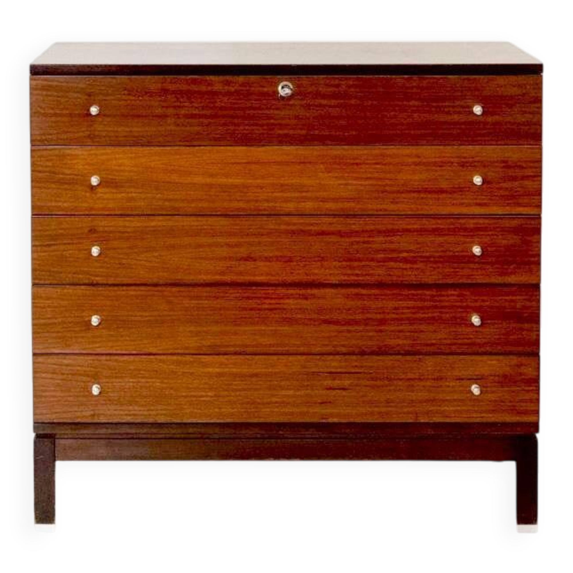 Design Wood Chest of Drawers, Ennio Fazzoli for MIM Roma , Italy 1960s